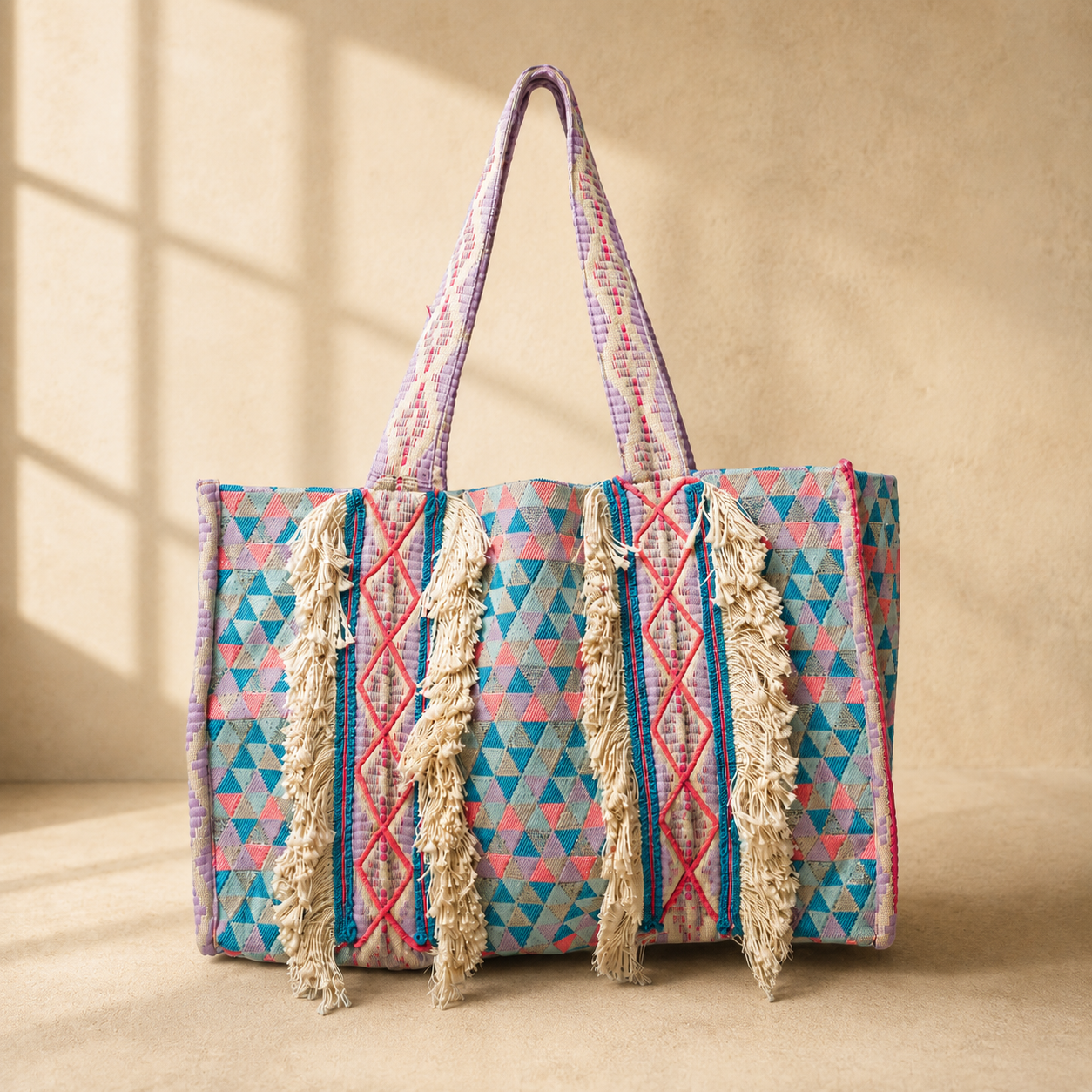 Brantley Fringe Tote