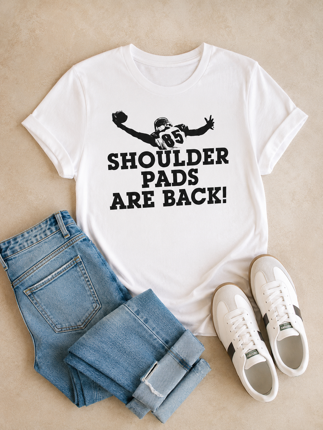 Shoulder Pads Are Back Tee
