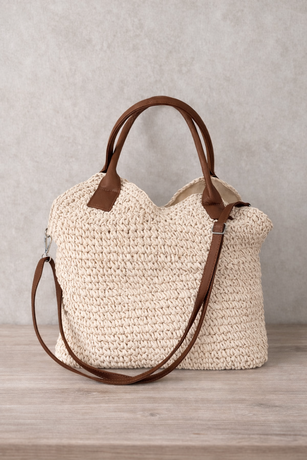 Maxine Straw Shoulder Bag