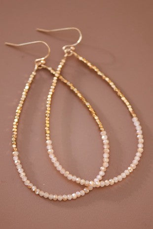 Rosee Beaded Crystal Earrings