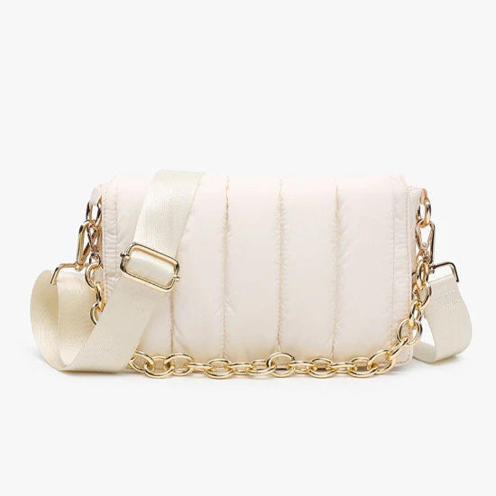 Lala Quilted Chain Crossbody