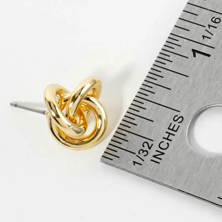 Zenith Knot Stud Earrings