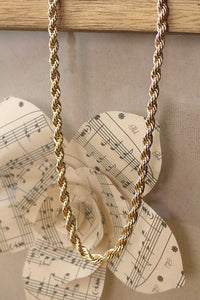 Sheyla Rope Chain Necklace