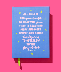 2 Corinthians 4:15 | Hardcover Star Notebook