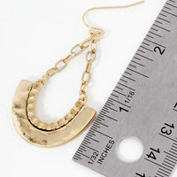 Wren Hammered Textured Earring