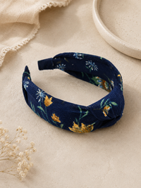 Mindy Floral Knot Headband