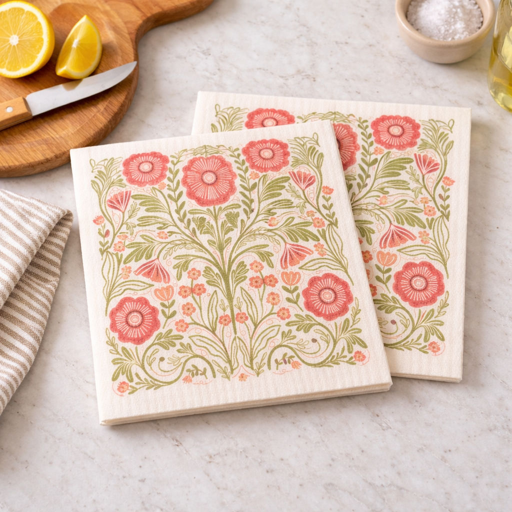 Botanical Dishcloth Set