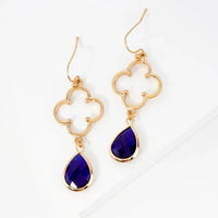 Quatrefoil Dangle Earrings