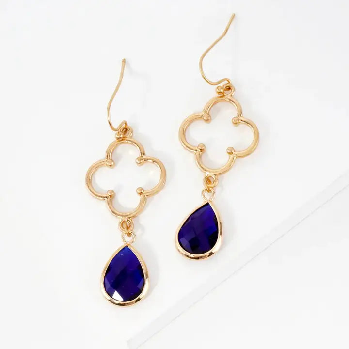 Quatrefoil Dangle Earrings