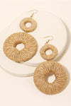 Cordova Disc Drop Earrings