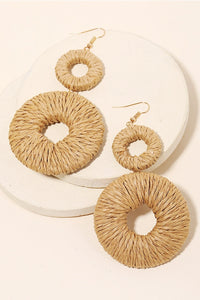 Cordova Disc Drop Earrings