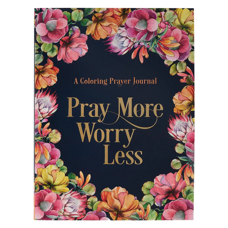 Pray More, Worry Less Coloring Prayer Journal