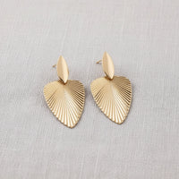 McBee Gold Leaf Earrings