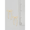 Clarke Twisted Bow Earrings