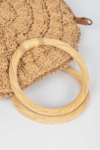 Aleya Round Straw Bag