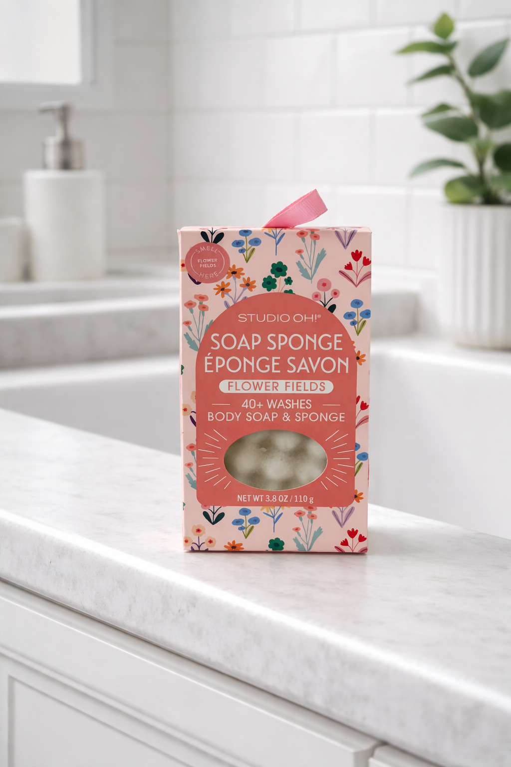 Flower Field Scent Soap Sponge