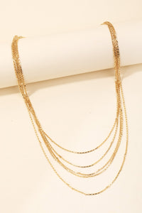 Cheyenne Box Chain Layered Necklace
