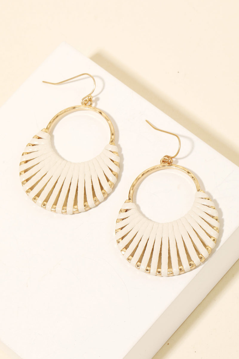 Debbie Fan Hoop Earrings