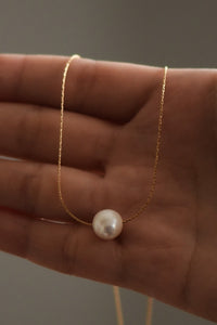 Tanna Gold + Pearl Necklace