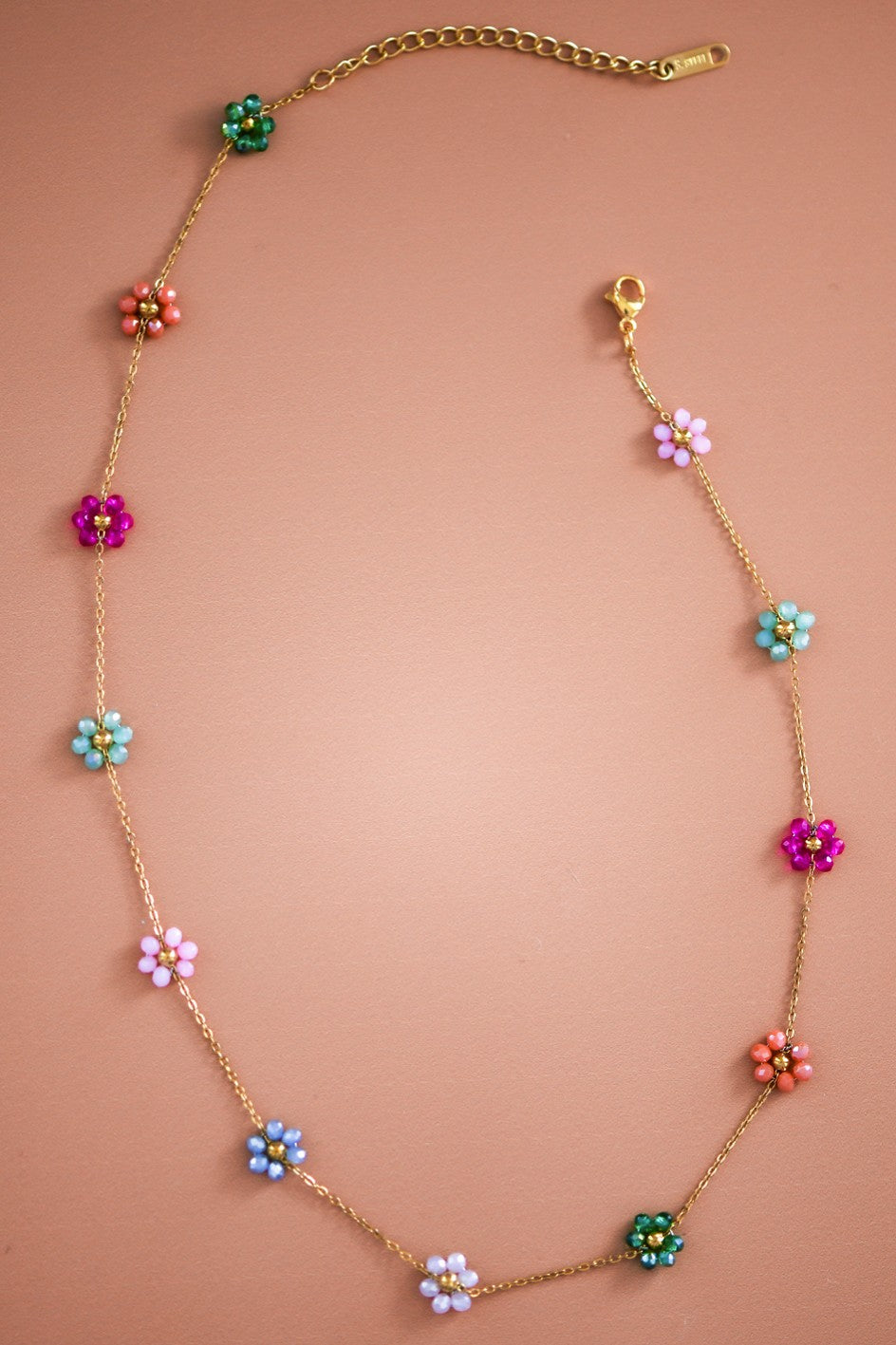 Sabryna Daisy Chain Beaded Necklace