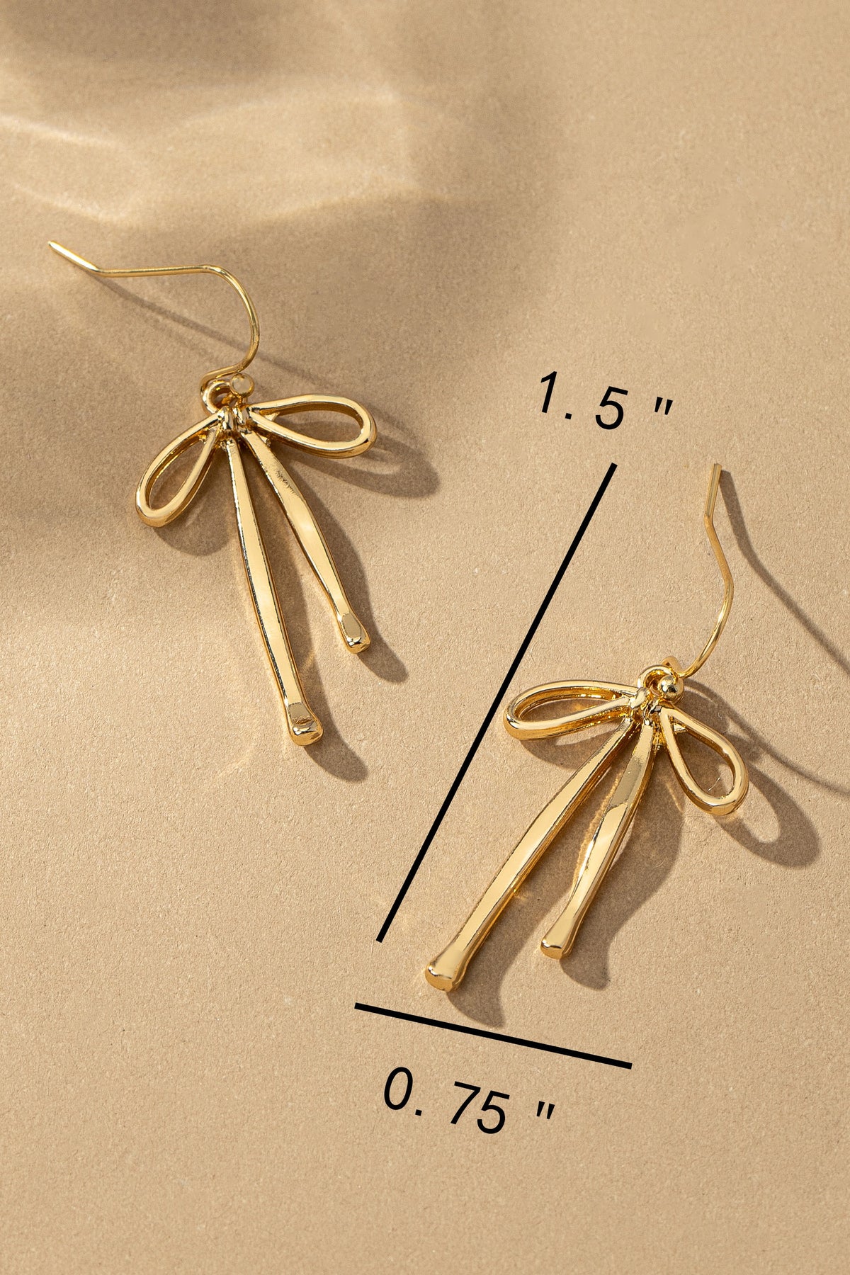 Erica Bow Dangle Earrings