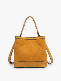 Maude Quilted Satchel Bag
