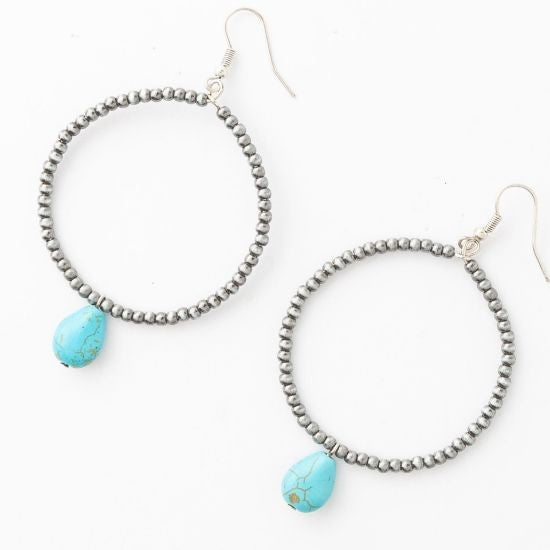 Bradshaw Turquoise Drop Earrings