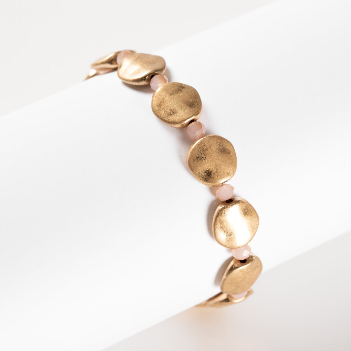 Rosanna Gold Disc + Bead Bracelet