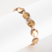 Rosanna Gold Disc + Bead Bracelet