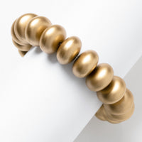 Valery Matte Gold Bead Bracelet