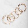 Faith Gold + Neutrals Mixed Bracelet Set