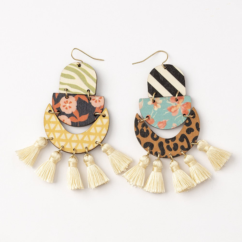Chapman Reversible Colorful Earrings