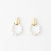 Suni Pearl Hoop Earring