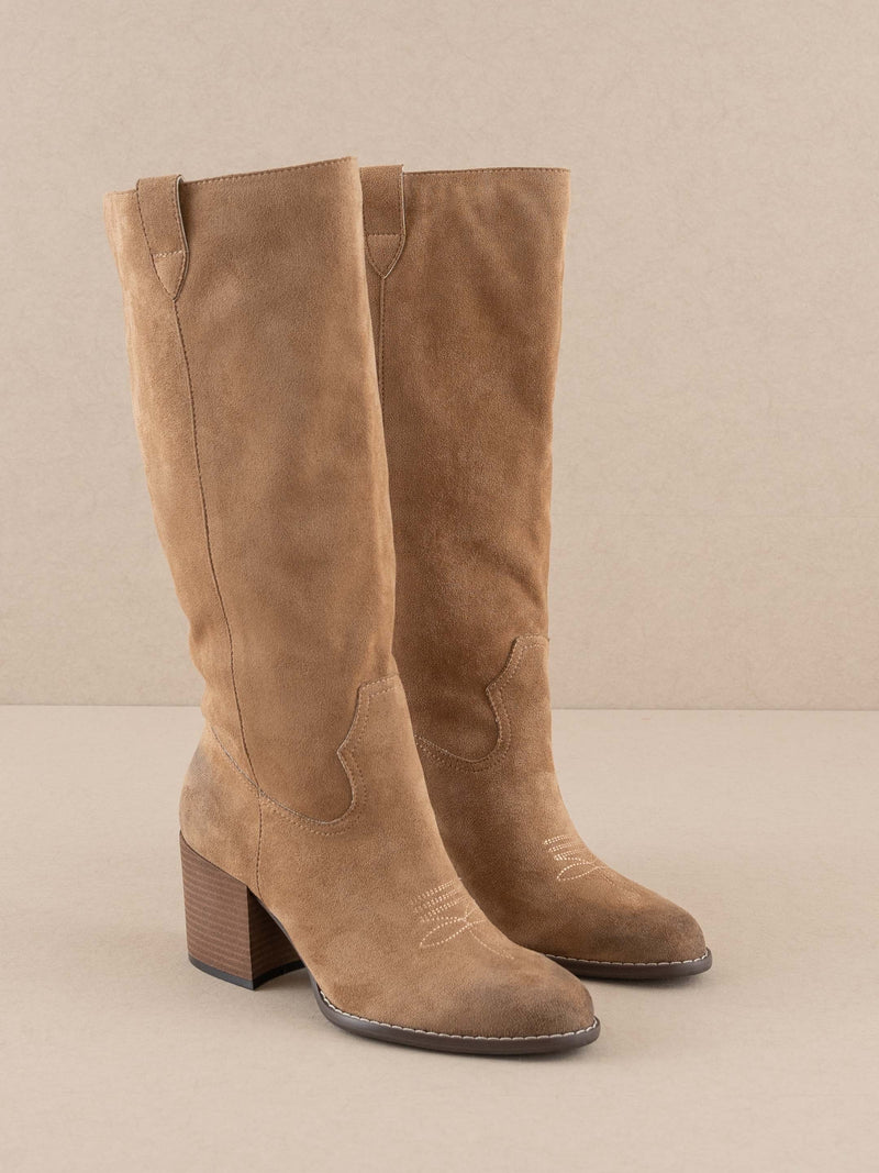 Roxanne Tall Faux Suede Boots