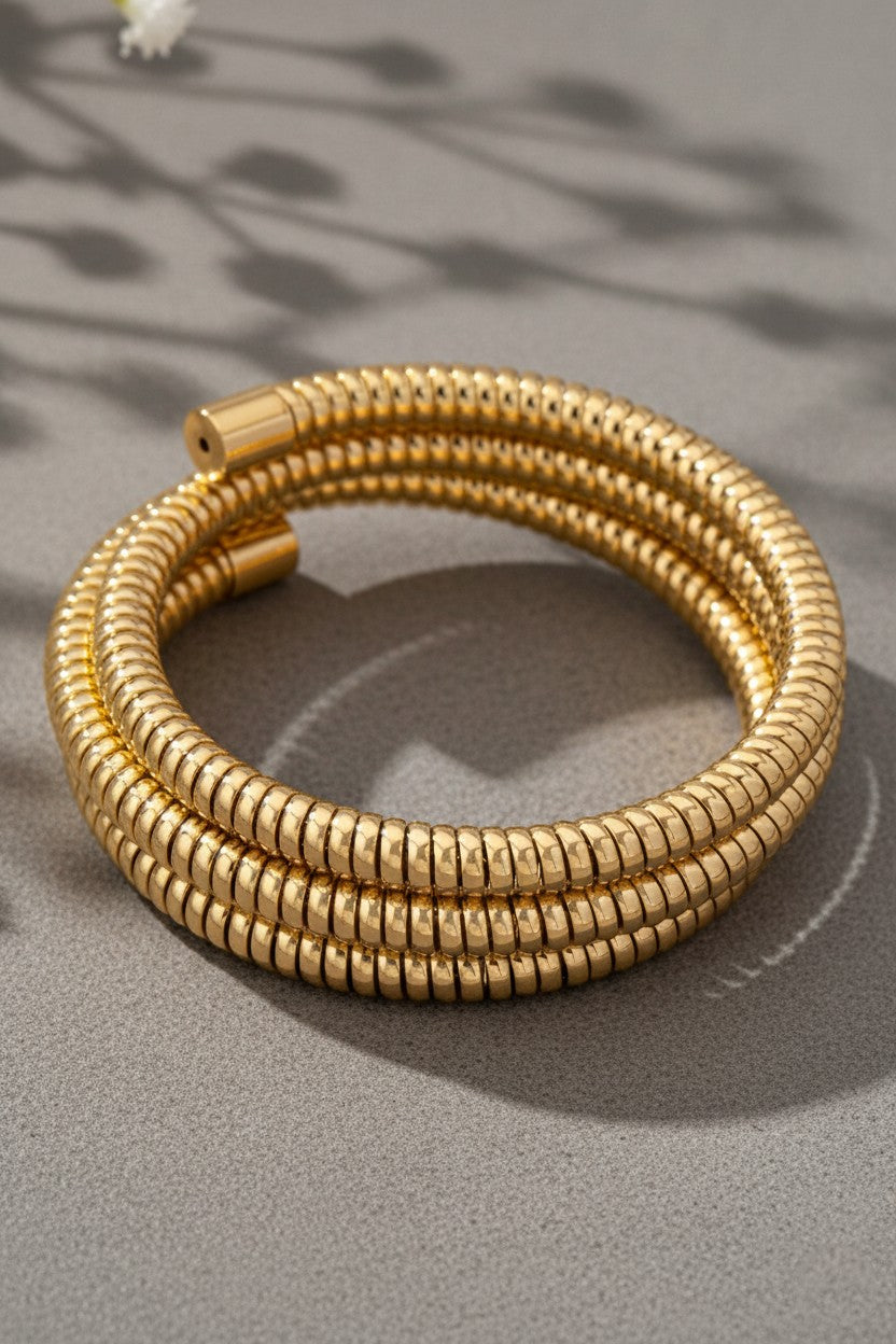 Brielle Flexible Coil Bracelet