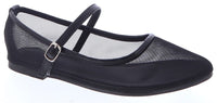 Rosario Black Mesh Ballet Flats - FINAL SALE