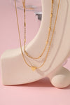 Caramie Layered Heart Necklace