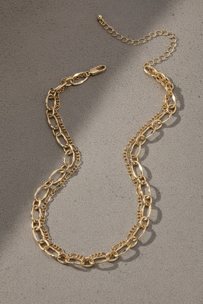Chunky Link Chain Layer Necklace