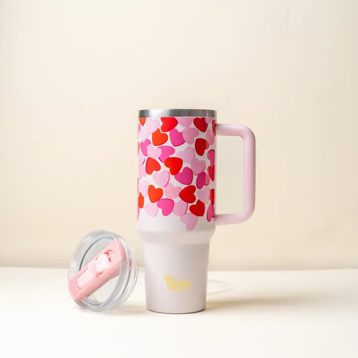 Blushing Hearts Tumbler