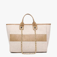 Kristina Striped Tote