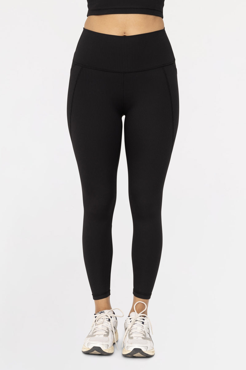 Easley Soft Ribbed Cropped Leggings