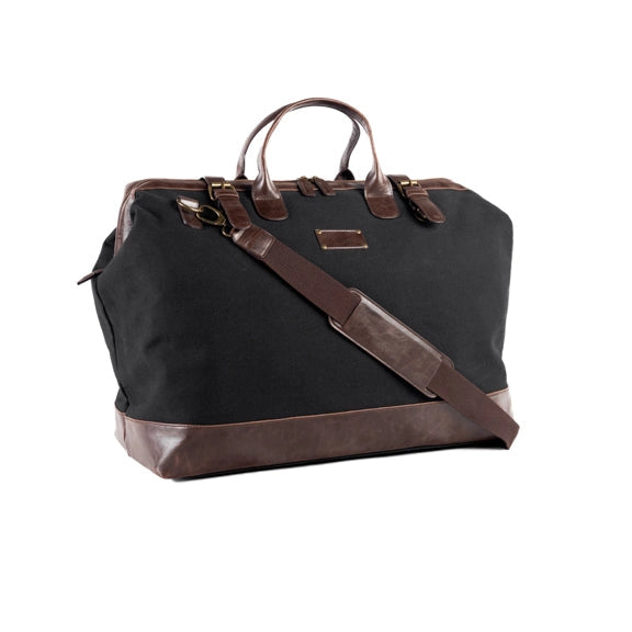 Ethan Leather + Canvas Weekender Bag