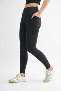 Kyla Soft Ribbed High Waist Leggings