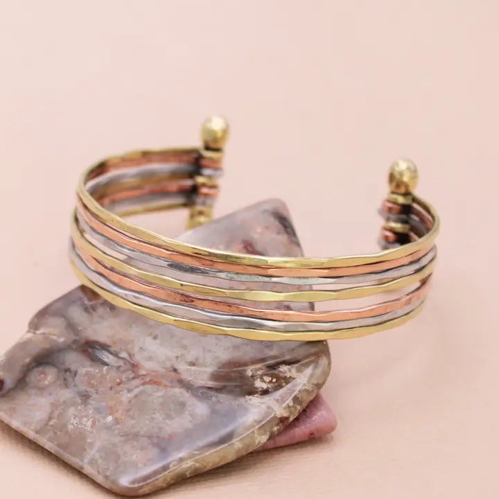 Jamie Hammered Cuff Bracelet