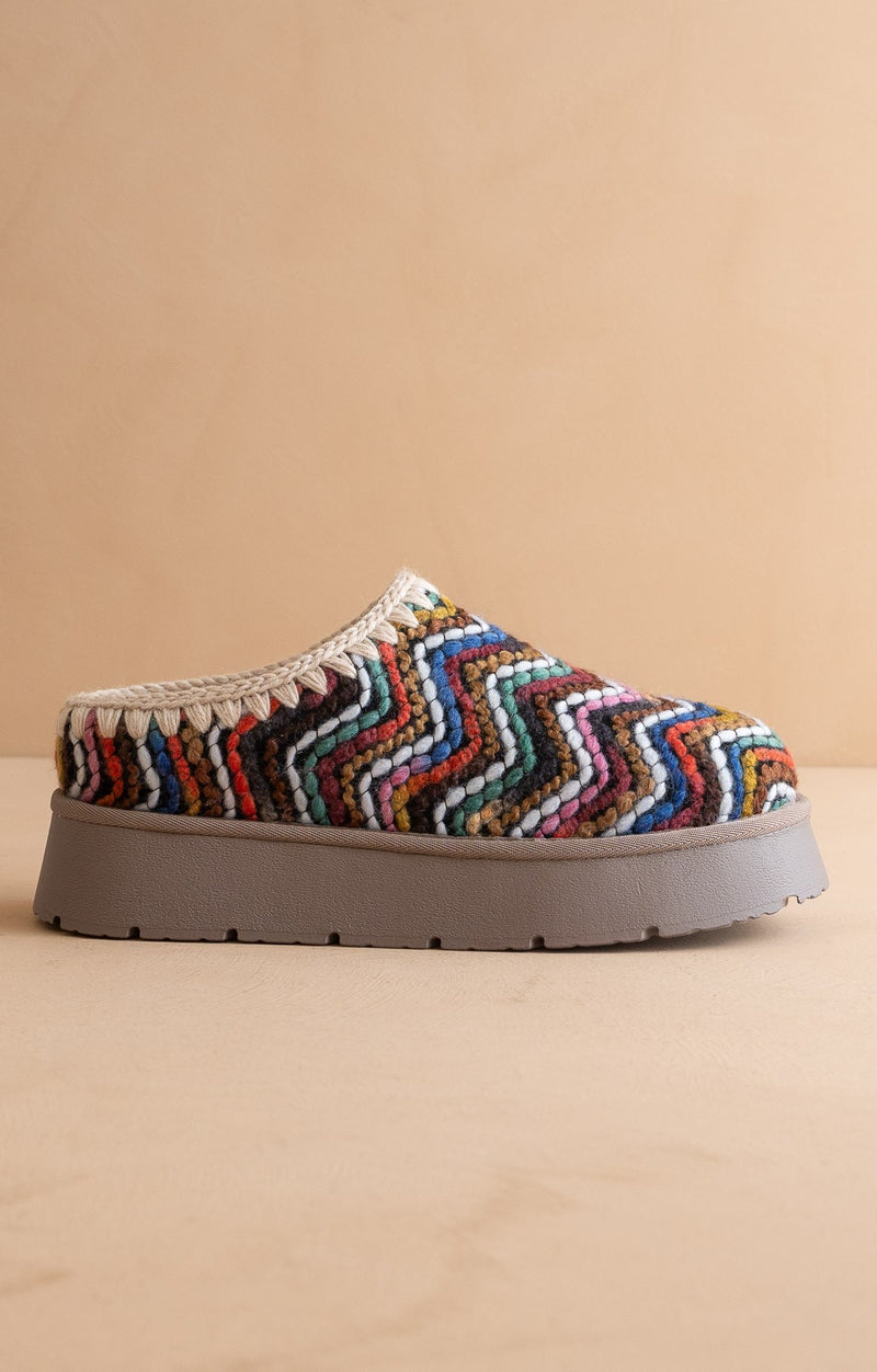 The Brandi - Platform Cozy Mule Slippers