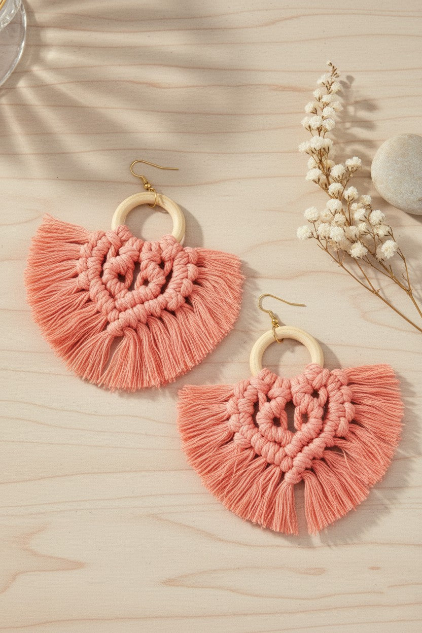 Drew Macrame Earrings