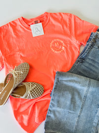 Good Day Tee Neon Orange | Dear Heart
