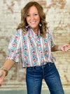 THML Brinkley Floral Print Top