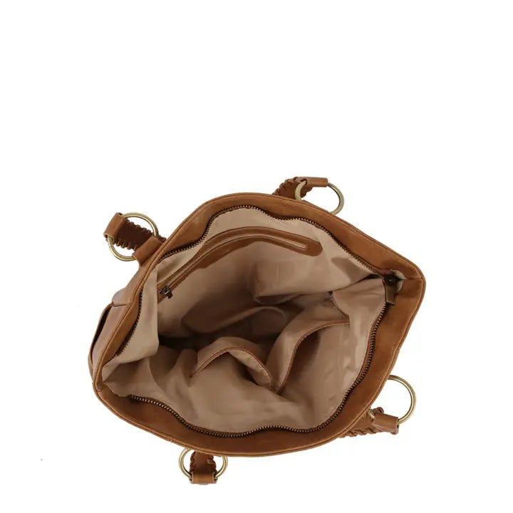 Zoey Braided Handle Tote
