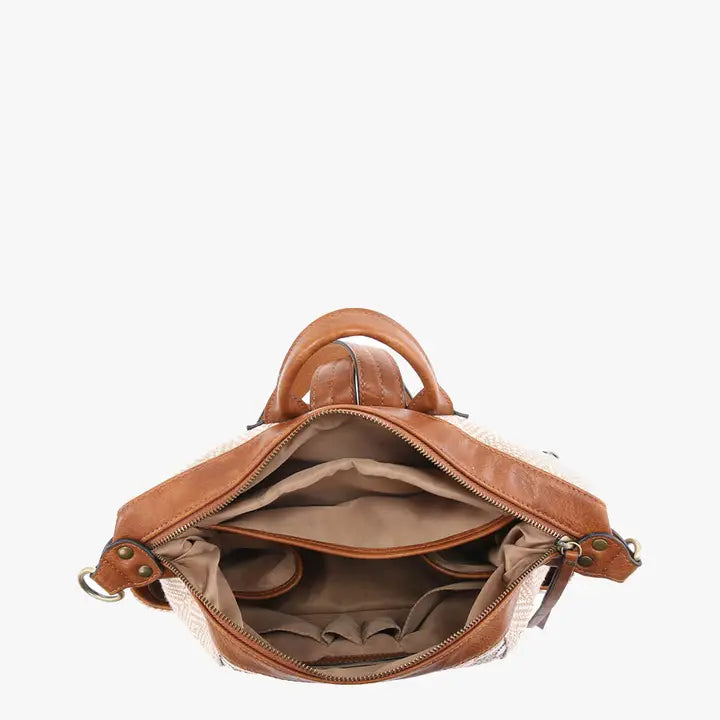 Zolin Aztec Backpack Satchel – abeccagrace